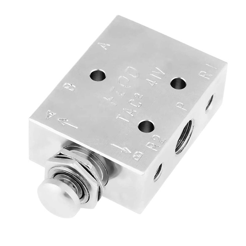 Toggle Valve Knob Switch Valve TAC2-41P 2 Position 3 Way Air Pneumatic Knob Control Excellent Airtightness