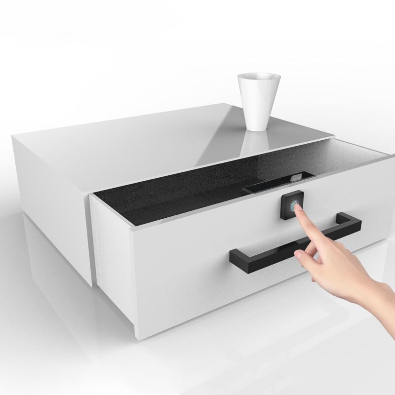 Fingerprint Lock Cabinet Locks Smart Electric Biometric Keyless Locker Lock Wooden Box Furniture Drawer Locks Suitable for Home Office hot sell
