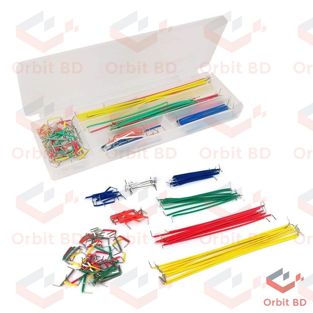 140Pcs Wire Set Breadboard Solderless U Shape 140Pcs Jumper Wire Cables With Transparent Box DIY Shield Arduino Raspberry Pi Electronic Engineering Projects
