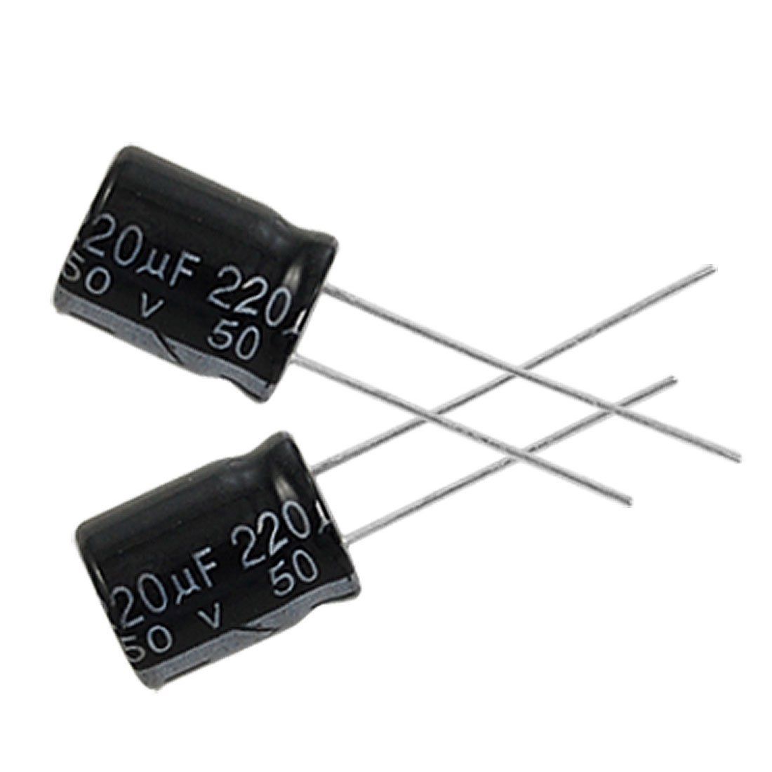 220uf 25v electrolytic capacitor (10 pieces)