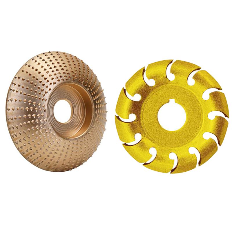 2Pcs Wood Sanding Shaping Carving Disc Rotary Tool Abrasive Disc for Angle Grinder Grind Wheel 16mm