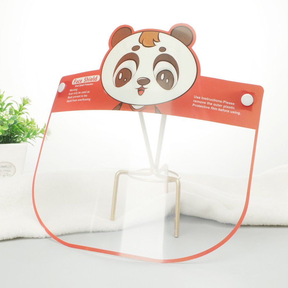 MA Daily Protection Anti-Droplet Full Face Children Cartoon Transparent Mask Outdoor Activities Riding Dust And Splash Screen