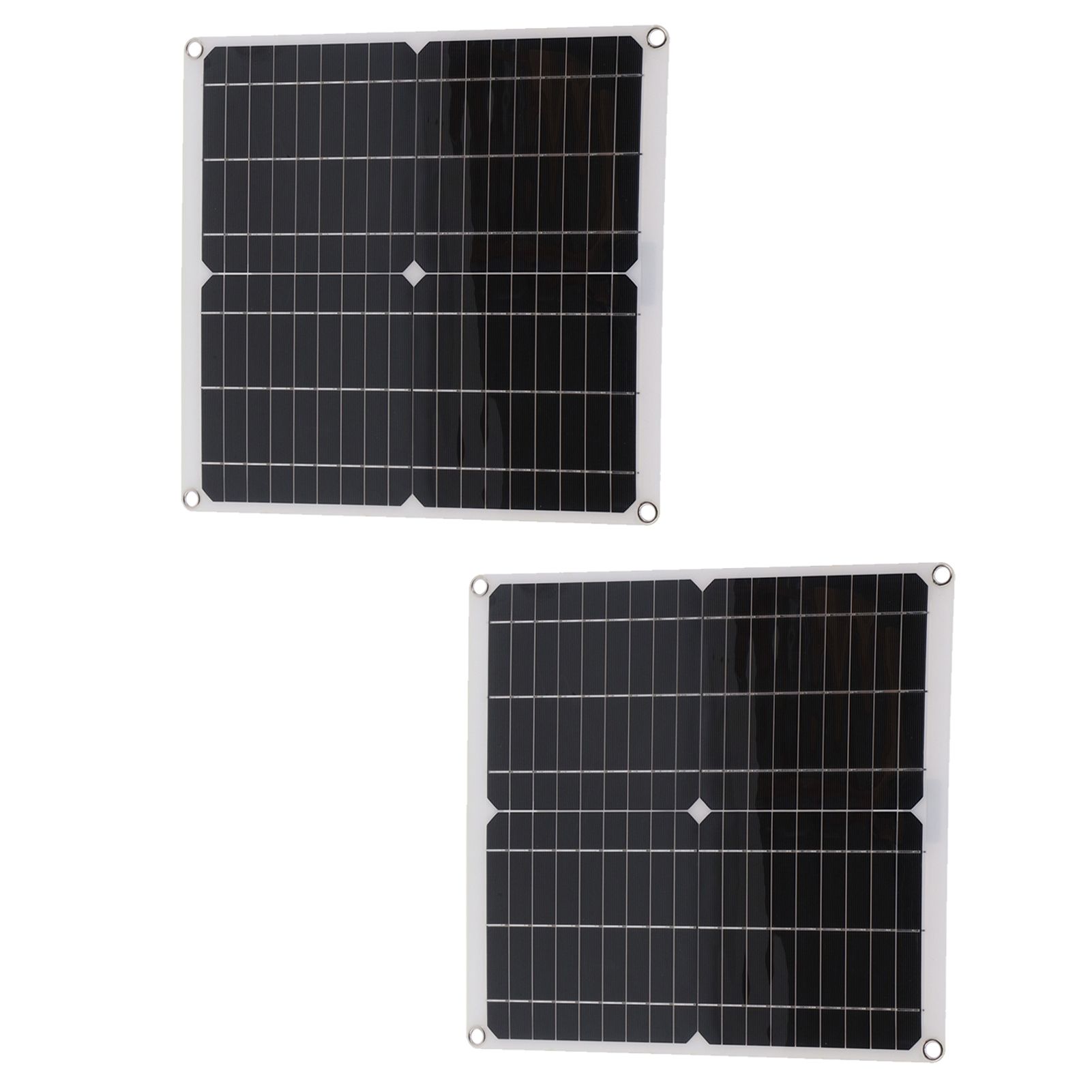 2Pcs 25W 50A Solar Panel Charge Controller Cable Set Photovoltaic System Camping