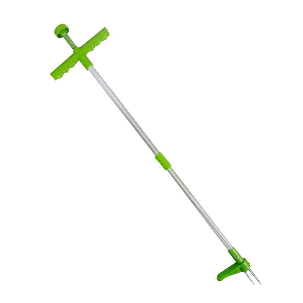 Portable Long Handled Lightweight Claw Weeder Durable Manual Outdoor Stand Up Garden Lawn Grass Puller Root Remover
