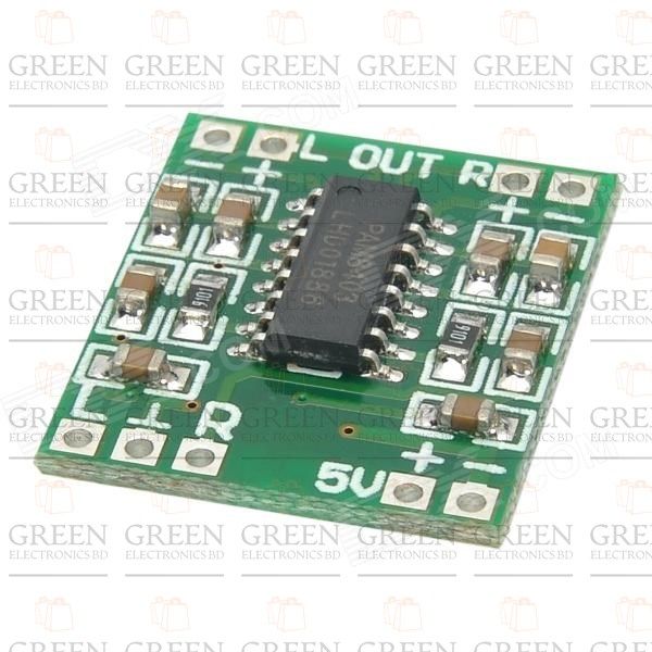PAM8403 5V 2 Channel Stereo Mini Class D 3W+3W Audio Amplifier Board