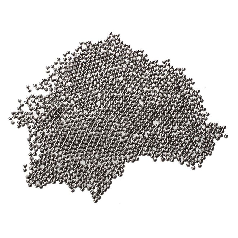 Repair Bicycle 3.5 mm diameter Silver Tone Stainless Steel Ball Bearing, 1100 pcs