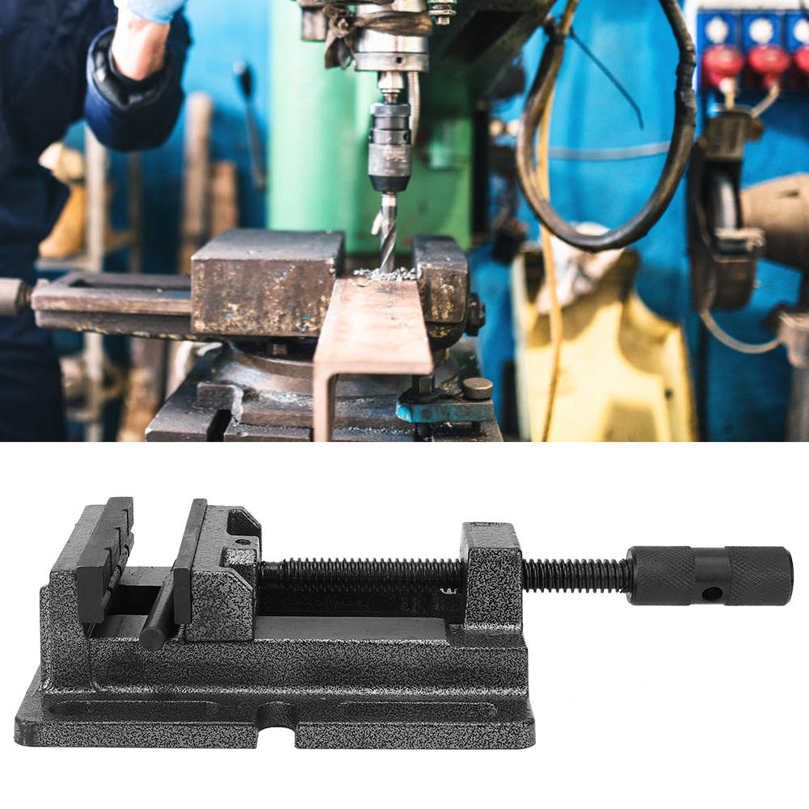 Vise Press Clamp German High Accuracy Durable Cast Iron Slotted Base Hand Tool