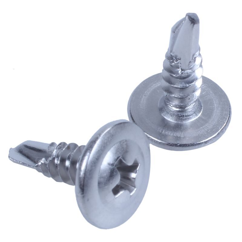 30pcs M4.2x13mm Round Phillips Head Self Drilling Screws