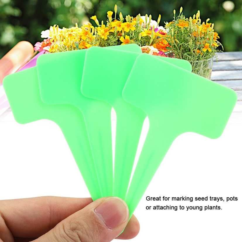T‑type Tag Markers 50 PCS Plastic T-type Nursery Garden Lawn Labels