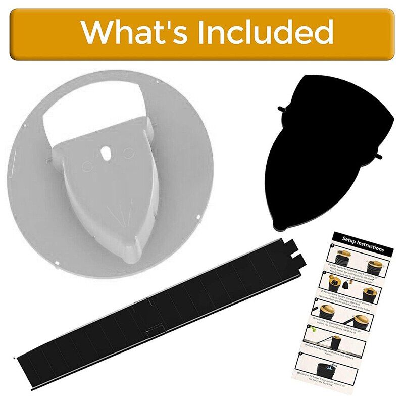 Clamshell Mouse Trap Reusable Slide Bucket Lid Mouse Mice Trap Mousetrap Plastic Auto Reset Rat Door Style Multi Catch（White）