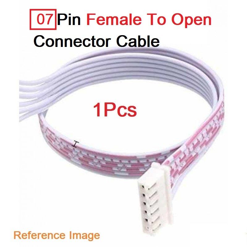 7 Pin Female To Open Connector Cable