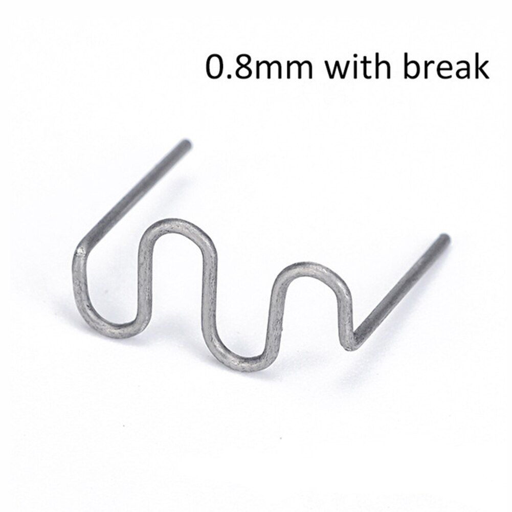 500PCS Hot Welder Staples Welding Tool Iron Hot Melt Supplies Portable For Plastic Welder Bodywork Repairs Wave Staples