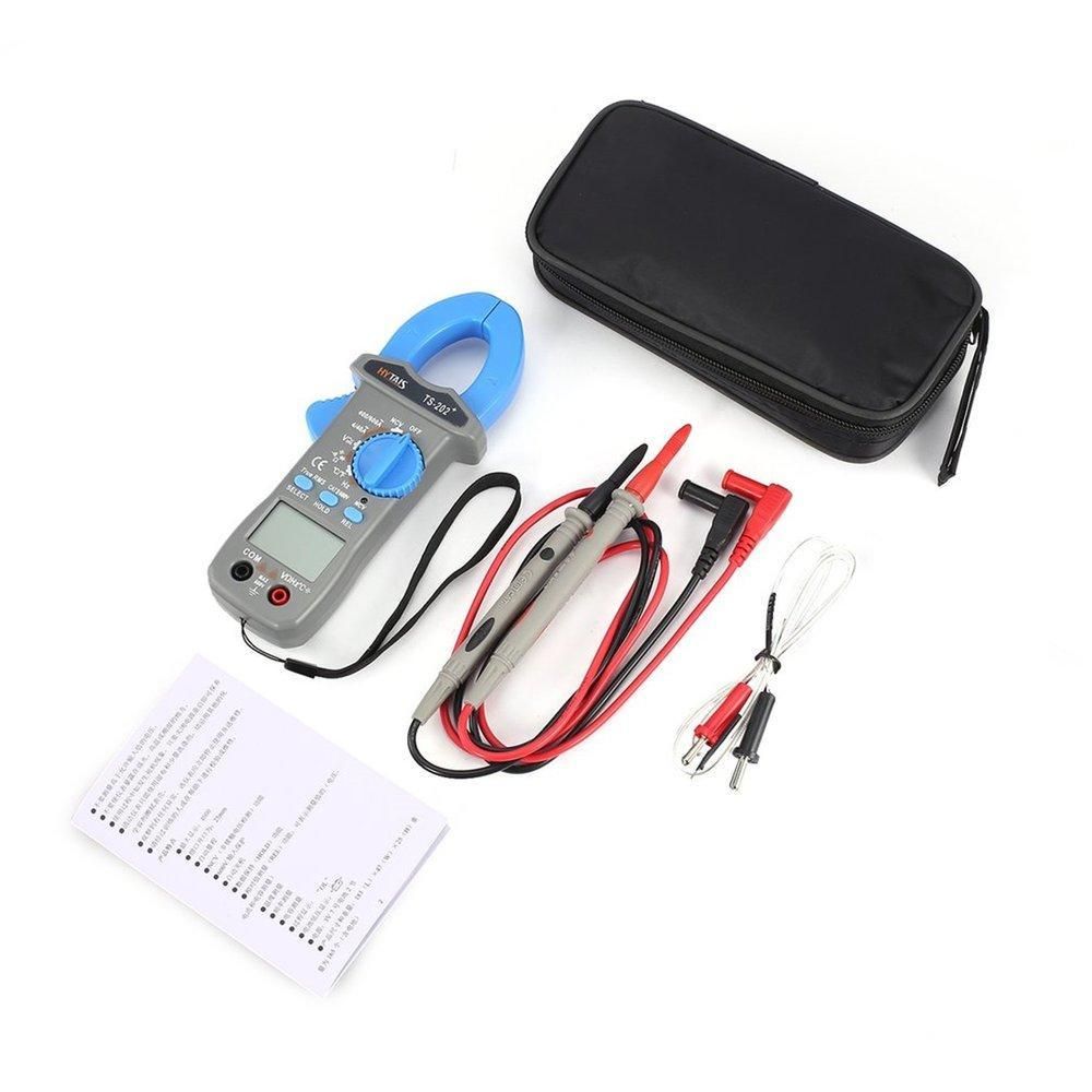 HYTAIS TS202+ Digital Clamp Meter Multimeter True RMS Tester 3999 Counts
