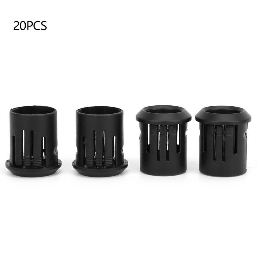 20pcs Plastic LED Lamp Diode Holder Long Sleeve In-line Light Emitting Diodes