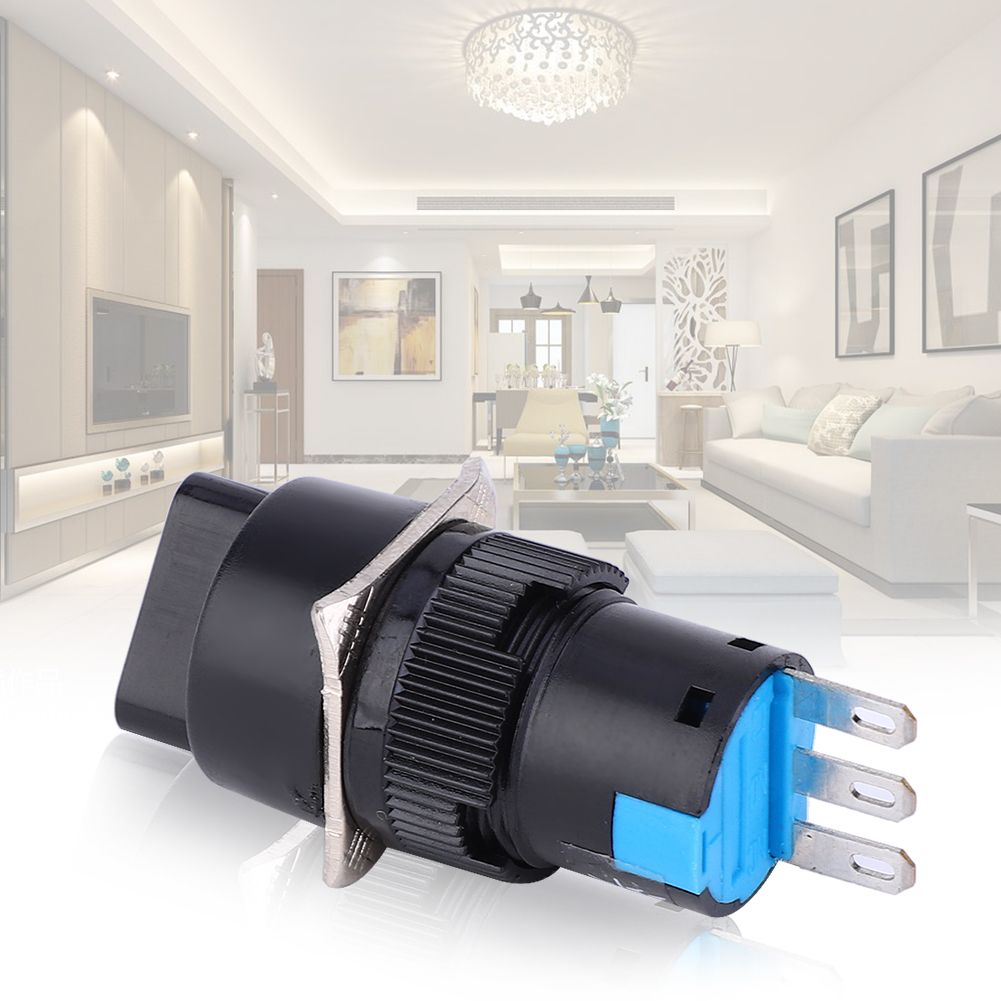 Selector Switch 5PCS ASY-6 Round Rotary Push Button 16mm Mounting Hole 250V 3A