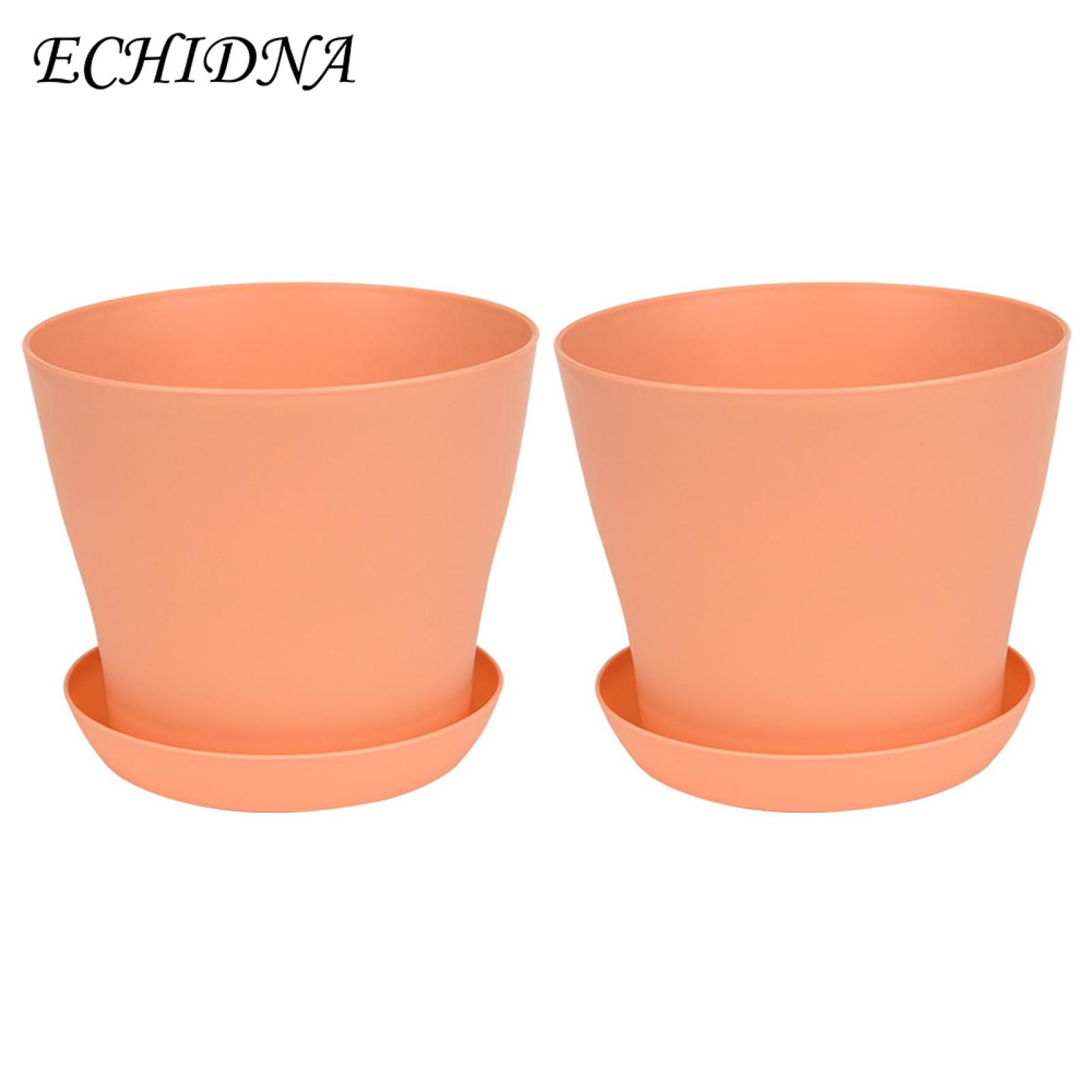 ECHIDNA Flower Pot with Saucer Strong Flexibility Flower Pot