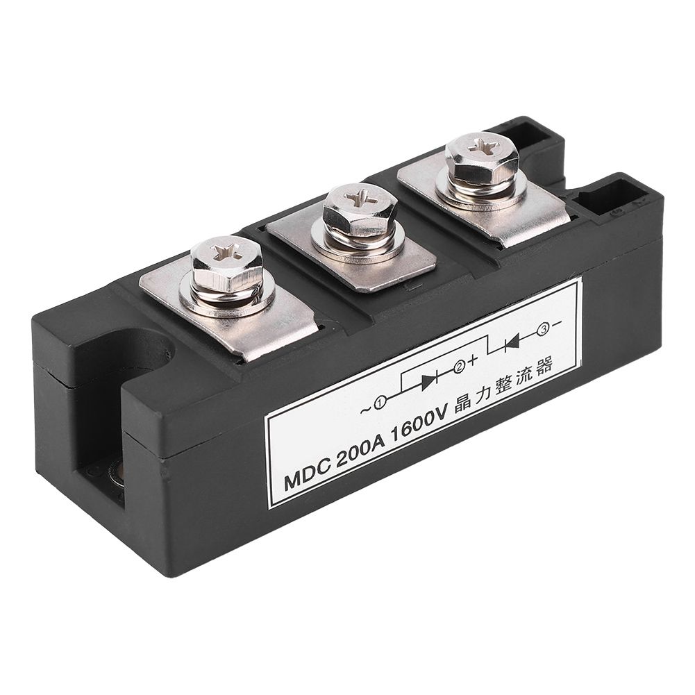 1PCS MDC 200A 1600V Bridge Rectifier Metal Case Diode Module for Inverter