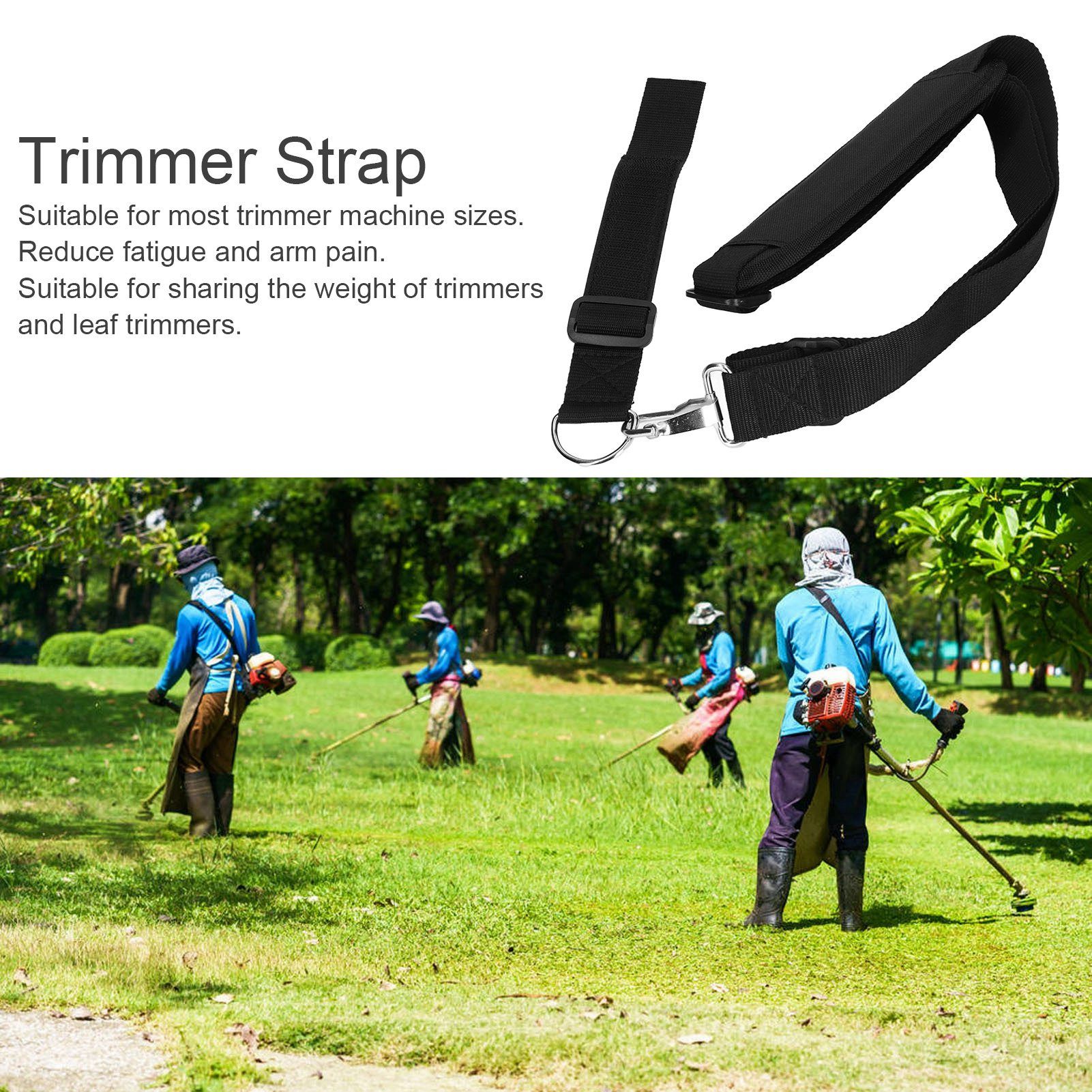 Adjustable Trimmer Shoulder Strap Gardening Lawn Mower Single Harness for Weeding Leaf Machine String