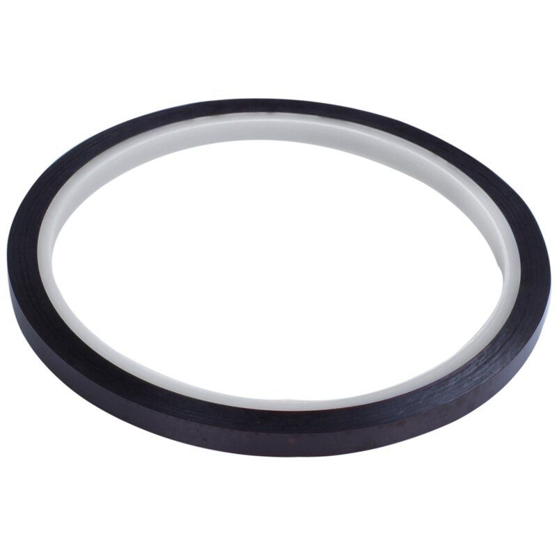 6 Rolls 33m*5mm DYE SUBLIMATION HEAT RESISTANT ADHESIVE TAPE for mug & plate printing,brown-color