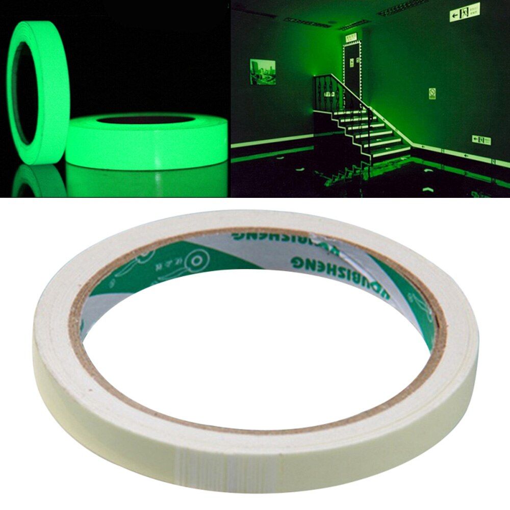 Luminous Tape Night Glow In Dark Self-adhesive Warning Tape Waterproof ty Security Home Decoration Tape