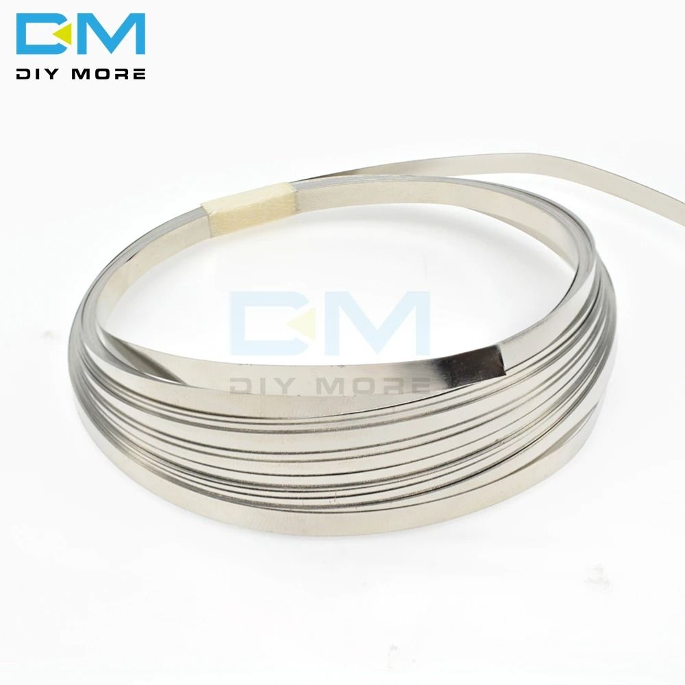 Length 10 meters / width 8 mm / thickness 0.12 mm -18650 lithium battery pack special nickel-plated steel strip for spot welding