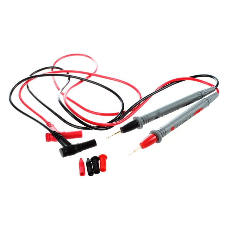 2 Pair Digital Multimeter 1000V 20A Universal Test Lead Cable Probe Red+Black