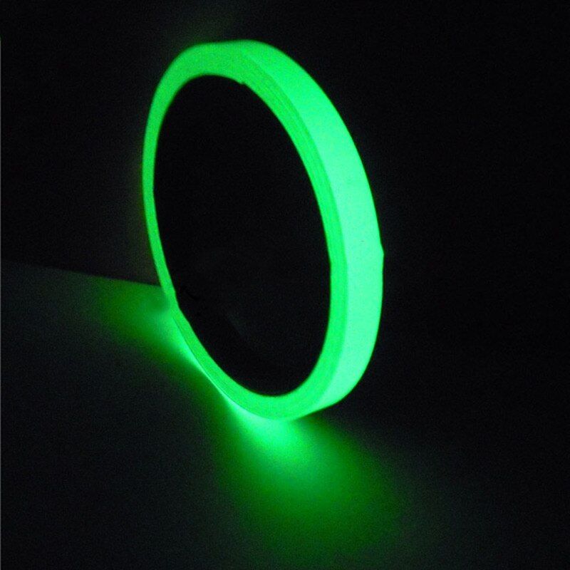 Luminous Tape 1.5cm*1m Self-adhesive Tape Night Vision Glow In Dark ty Warning Security Stage Home Decoration Vision Tapes