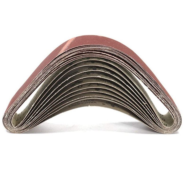 7Pcs Abrasive Sanding Belts Band 120/240/320/400/600/800/1000 Grits Wood Grinding Sander Tools Aluminum Oxide 50X686mm