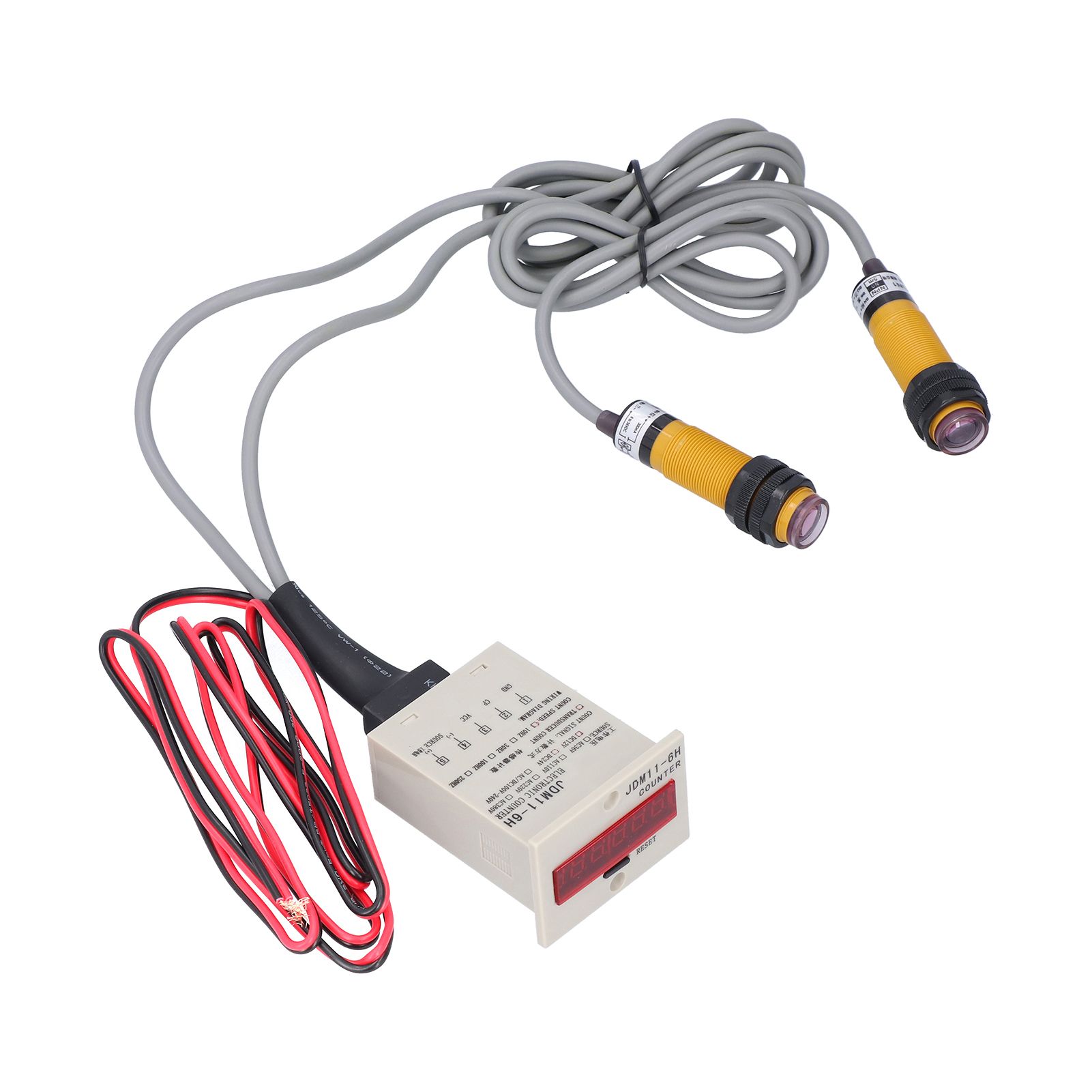 LED Electronic Counter Anti-interference JDM11-6H Induction 3 Counting Methods Power Failure Memory for Chemical Textile