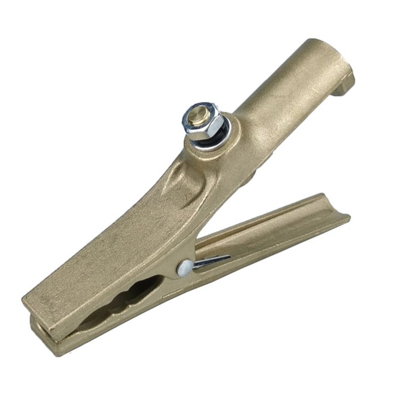 500A Welding Ground Clamps Welding Machine Accessories A-Shape Full Copper EWM Ground Clamp