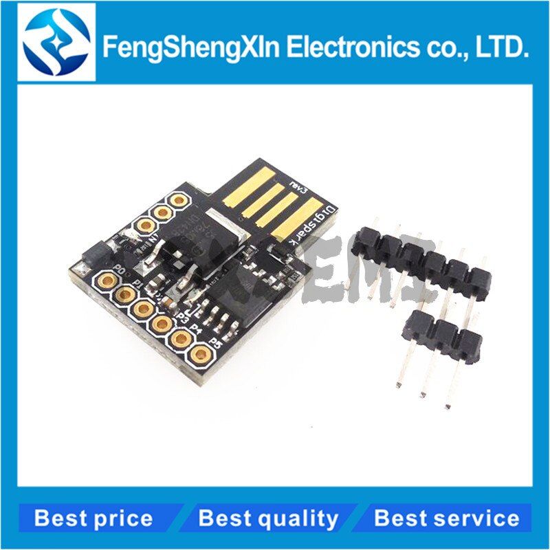 1pcs/lot Blue Black TINY85 Digispark Kickstarter Micro Development Board ATTINY85 module for Arduino IIC I2C USB ATTINY45