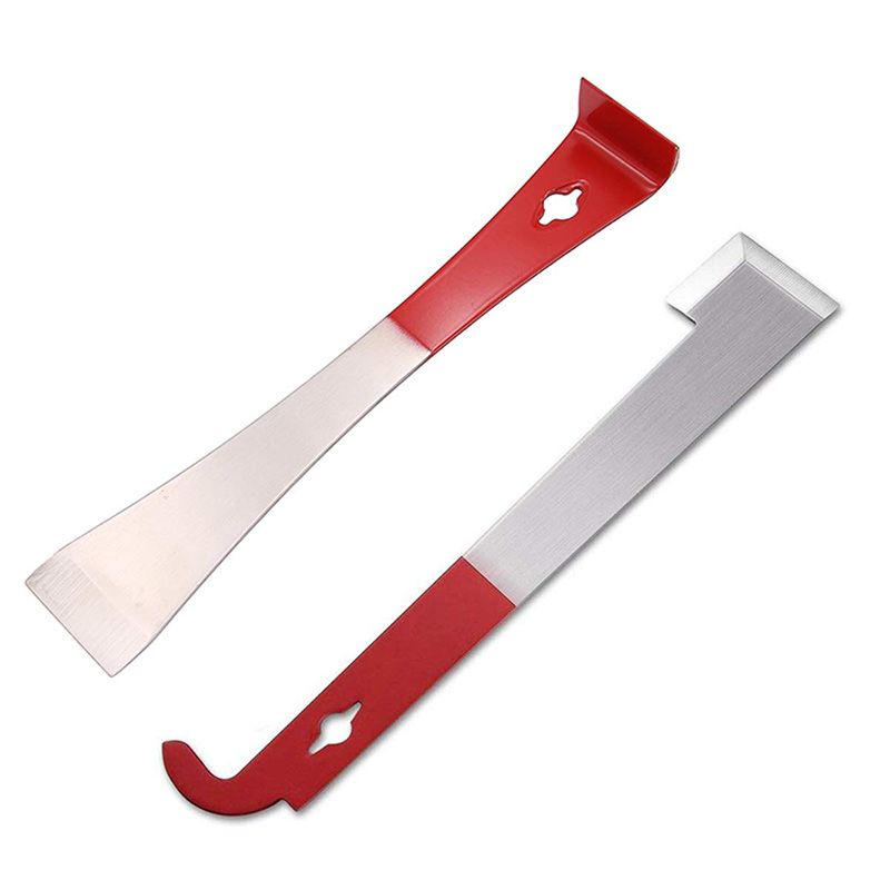 2 Pack Stainless Steel Bee Hive Scraper Tool Bee Hive Frame Lifter and Scraper for Beekeepers Supplies Beekeeping Equipment, 2 Types