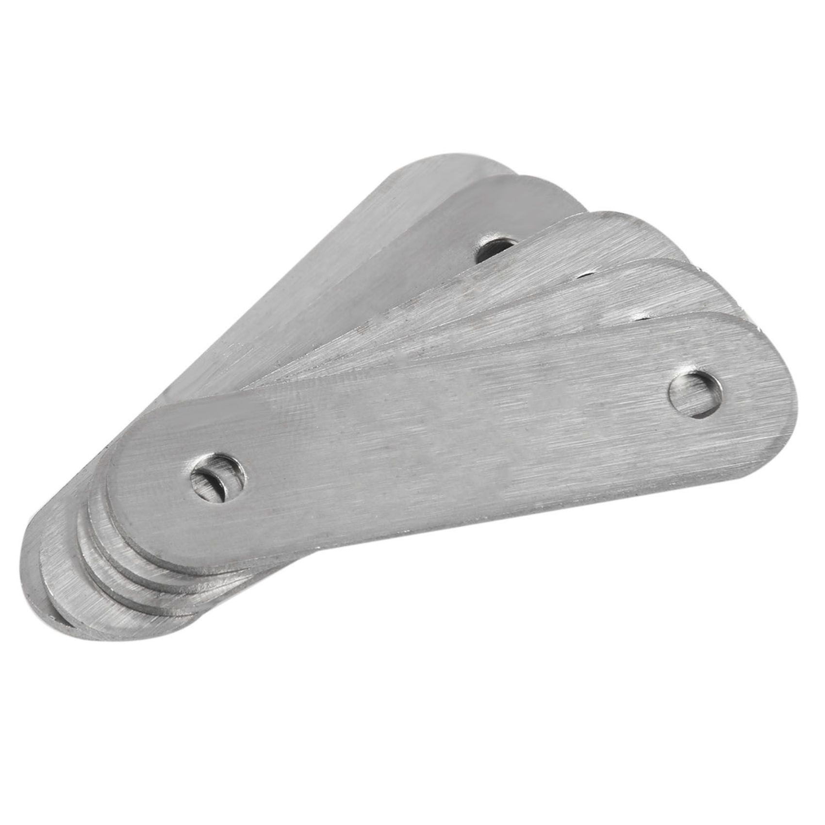 60mm x 16mm Straight Repair Joining Mending Flat Plate Bracket 10Pcs