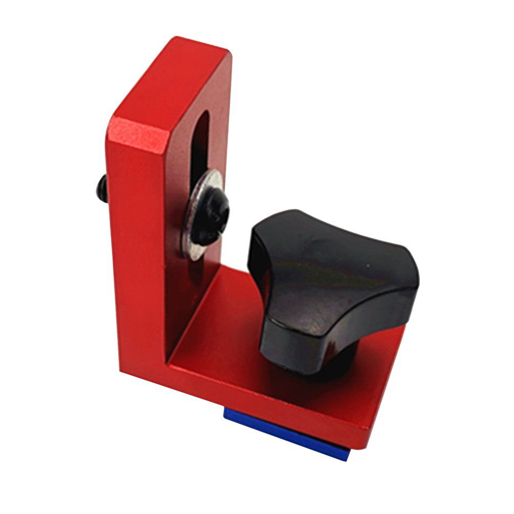 MA Woodworking Chute Backing Connector T-track Slot Miter Gauge Track Stop