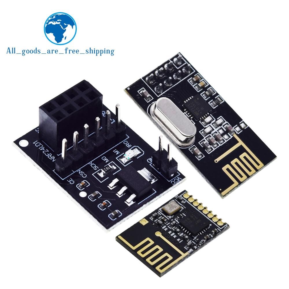 TZT NRF24L01+ wireless data transmission module 2.4G / the NRF24L01 upgrade version 2Mbit/s NRF24L01 Socket Adapter plate Board