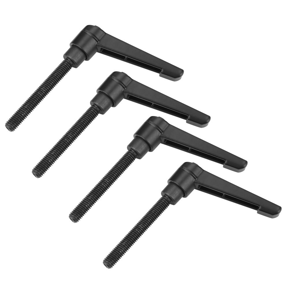 Universal Handle 4PCS Metal Machine Knobs Adjustable Fixing M5 Male Thread