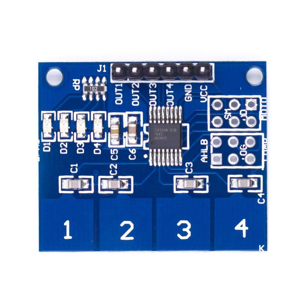 5pcs TTP223B/TTP224/TTP226/TTP229 /4 / 8 /16 Channel Digital Capacitive Switch Touch Sensor Module For Arduino