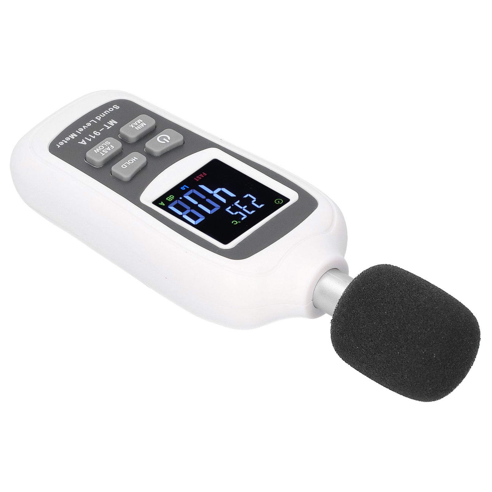 LCD Digital Sound Level Decibel Noise Meter Measurement Tester 35-135dB MT-911A