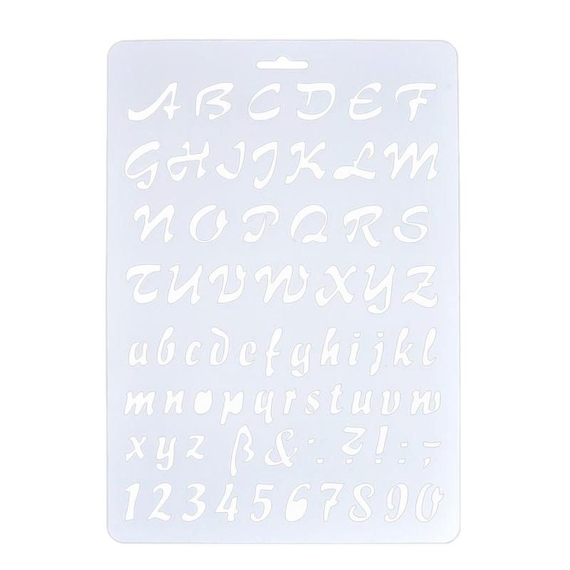 Lettering Stencils, Letter and Number Stencil, Painting Paper Craft Alphabet and Number Stencils