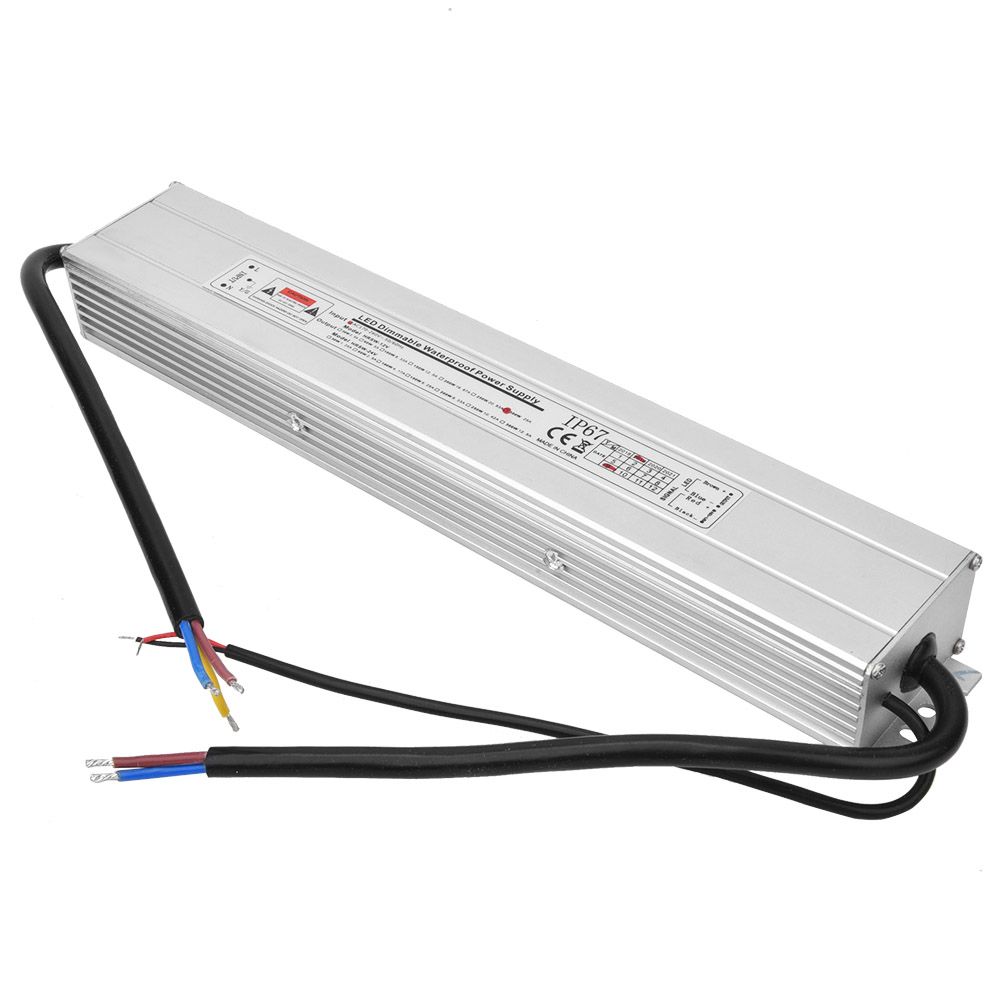 LED Power Supply SCR/0-10V 2-in-1 IP67 Waterproof Dimmable Input