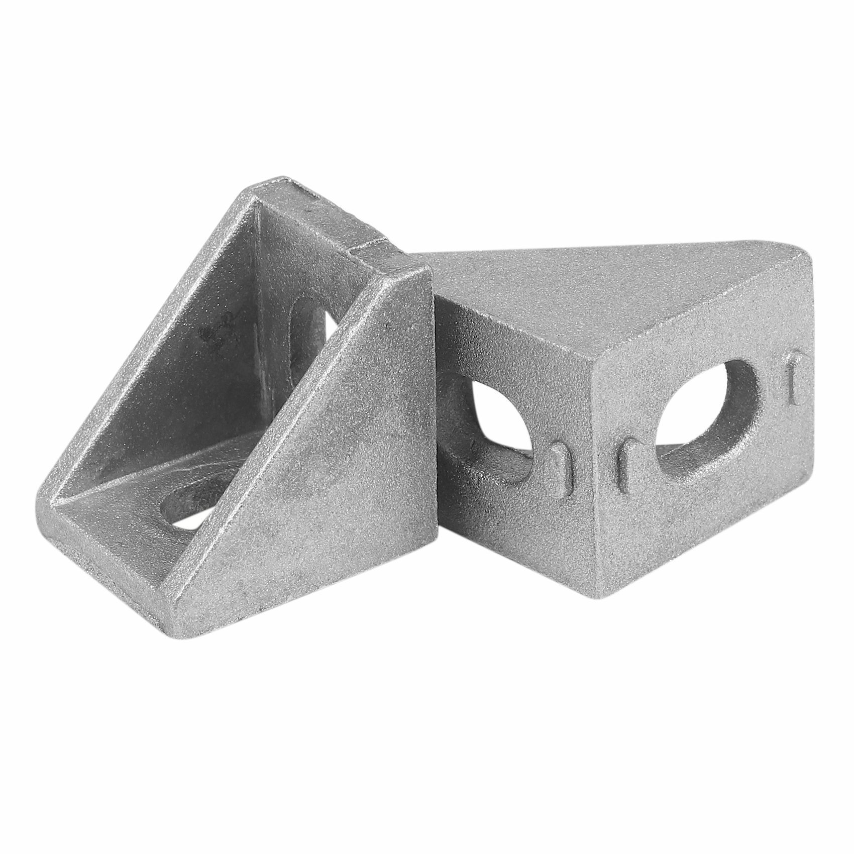 40Pcs 2020 Corner Fitting Angle Aluminum 20 X 20 L Connector Bracket Fastener Match Use 2020 Industrial Aluminum Profile