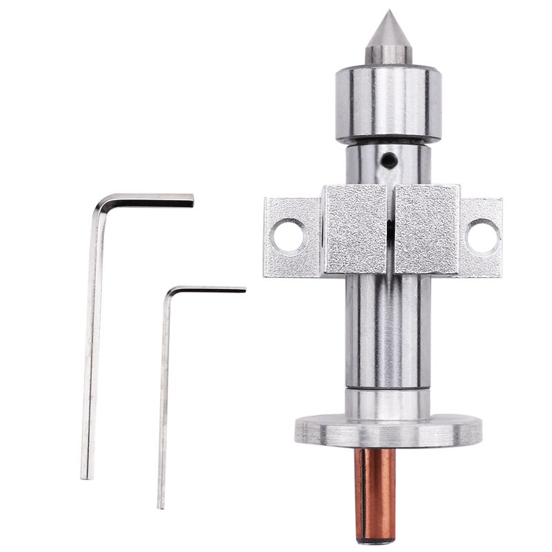 Adjustable Double Bearing Live Revolving Centre DIY For Mini Lathe Machine Woodworking Tool