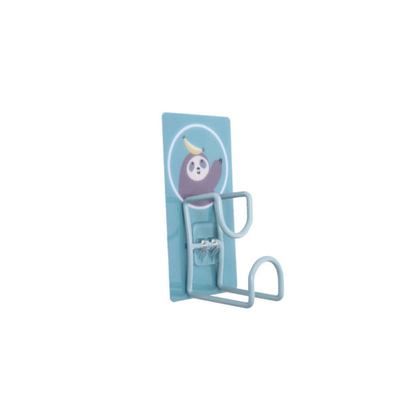 1 pcs Stainless steel basin hook, no hole, no mark, sticky hook in kitchen and toilet, hanging basin storage rack in bathroom