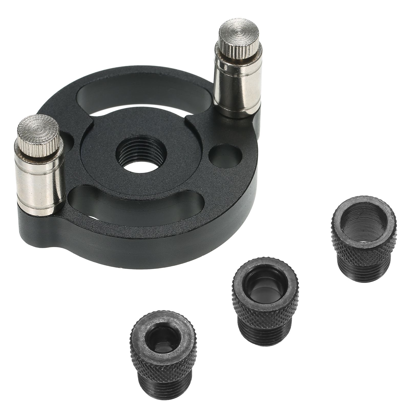 Hole Locator Kit Hole Positioner Tool with 6/8/10mm Drill Sleeve Set Woodworking Jig Kit Wood Pocket Hole Drilling Woodworking Guide