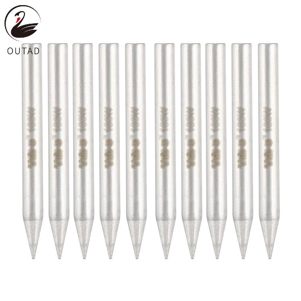 TNI-U 10pcs 100W Soldering Welding Tips φ7.4mmx80mm Nozzle Rework Station