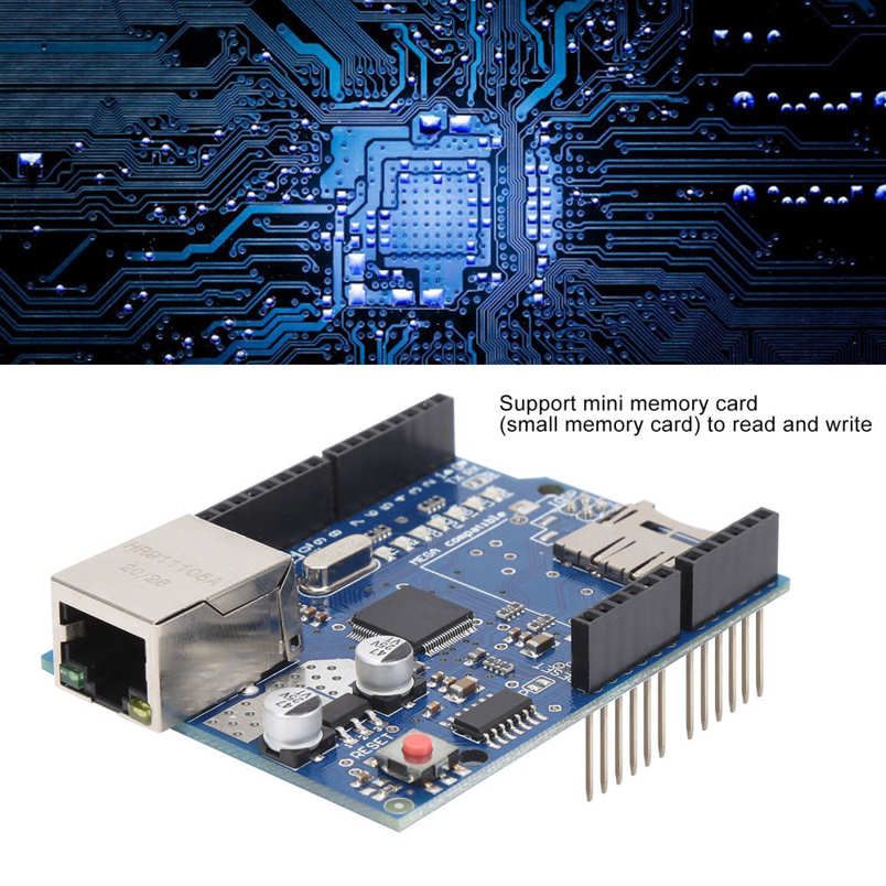 Network Expansion Board Memory Card Extend PCB Module Electronic Component W5100