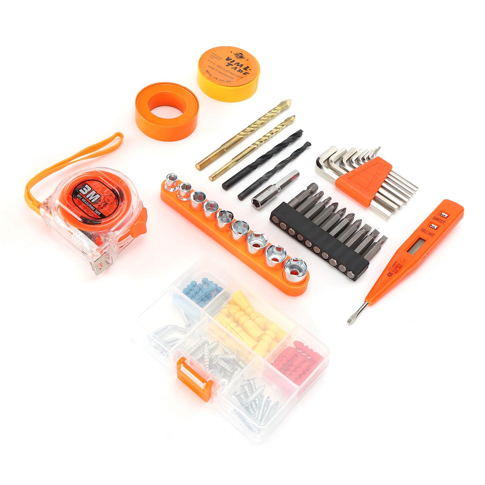 Home Repair Tool Kit Household Hand Multifunction Portable For DIY