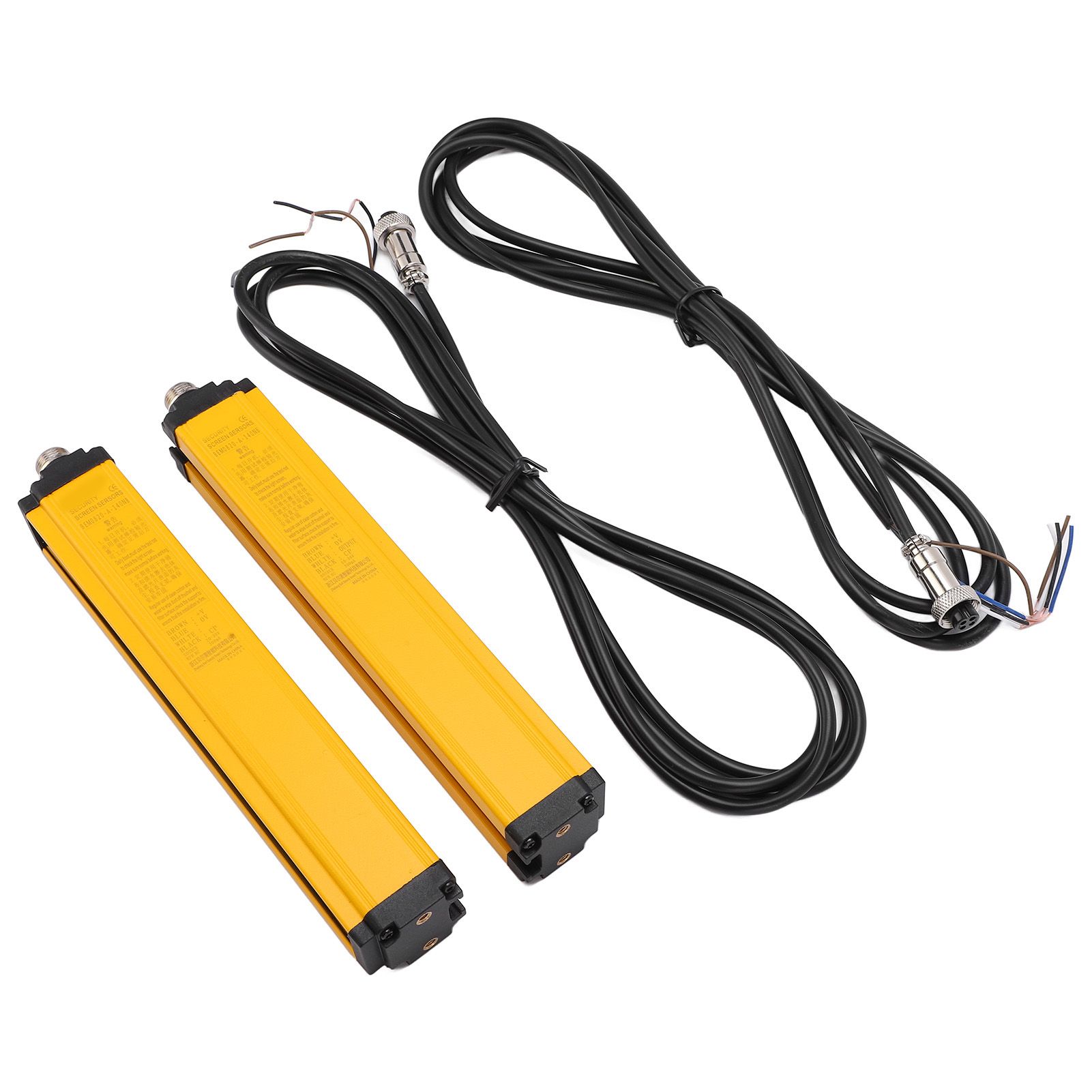 Chenmeng La BEM0820‑A‑140NB 4 Beam Safety Light Curtain IP65 20mm Infrared Screen Sensor Device Anti Interference