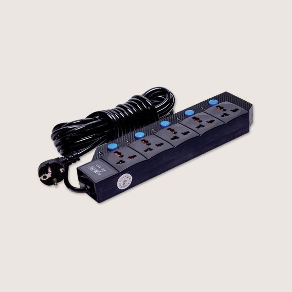 Maxline ML-512 Multiplug 5 Port Extention Socket 5 Meters