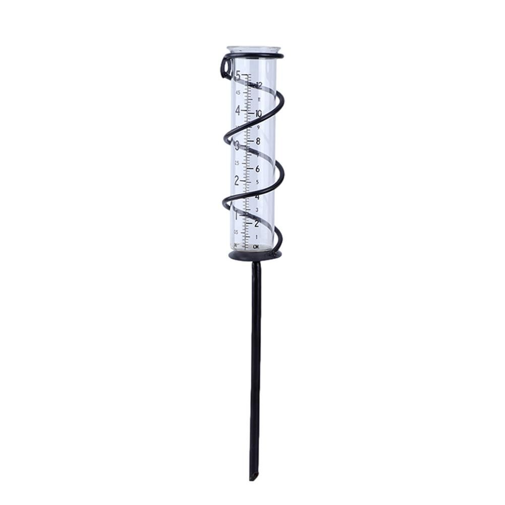 Glass Rain Gauge Spiral Rain Water Meter Measurement Tool For Garden Water Ground Gauge Drop Shipping Wholesale